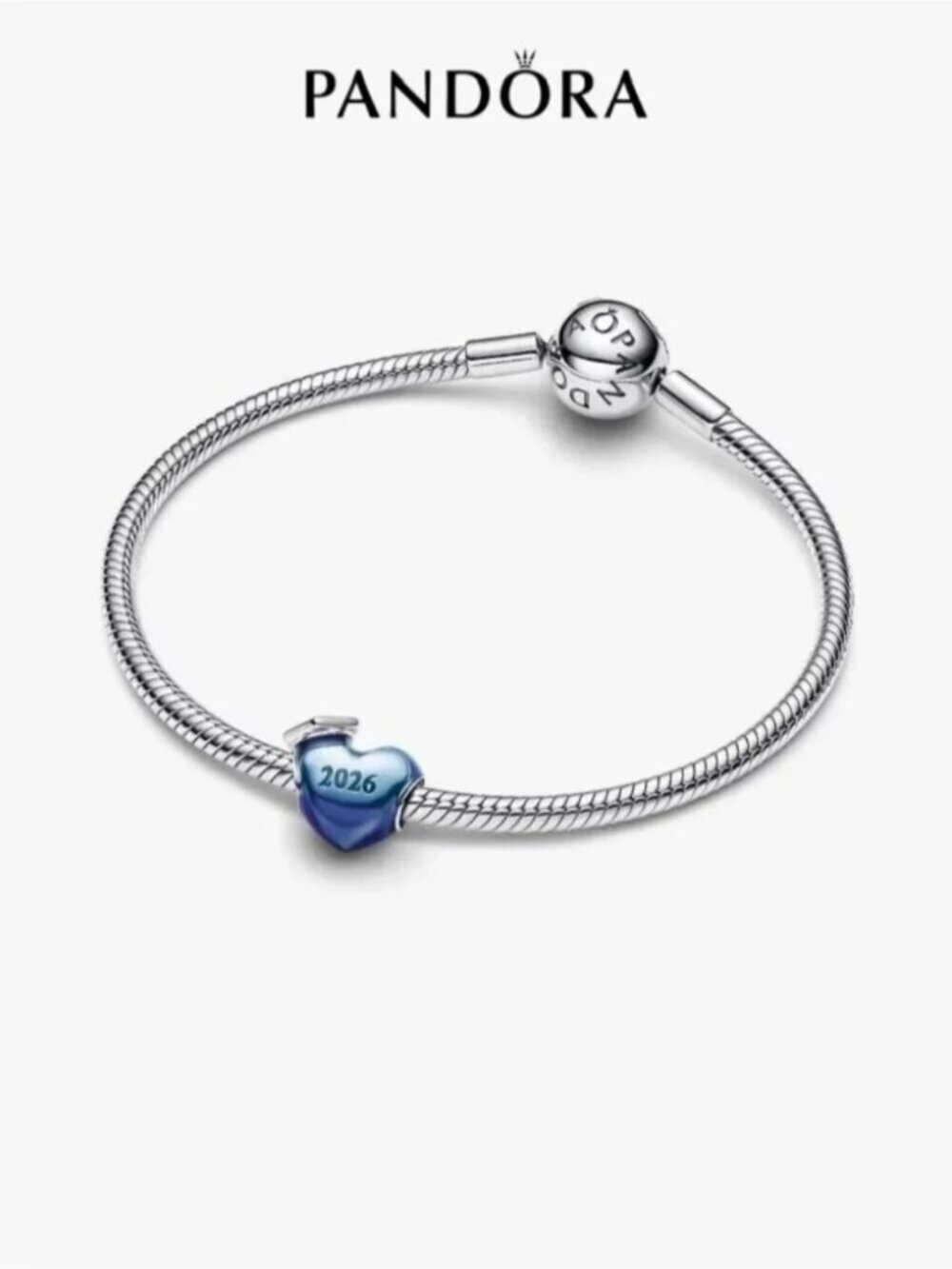 Pandora Graduation 2026 Blue Heart Charm